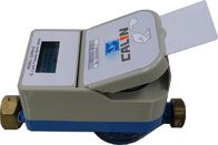 Tipo di carta pagato anticipatamente Digital compiacente dei contatori per acqua dello STS corpo d'ottone IP67